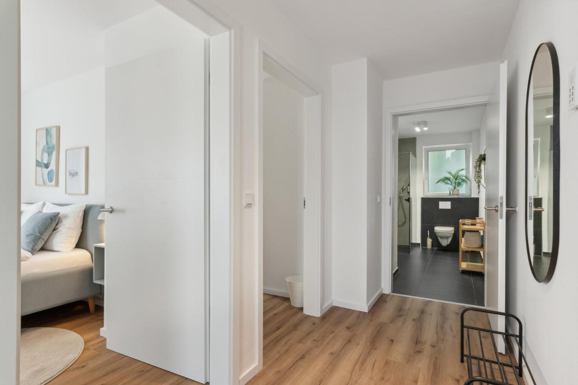 Deluxe Apartment In Bielefeld City Mit Parkplatz Und Balkon Екстериор снимка